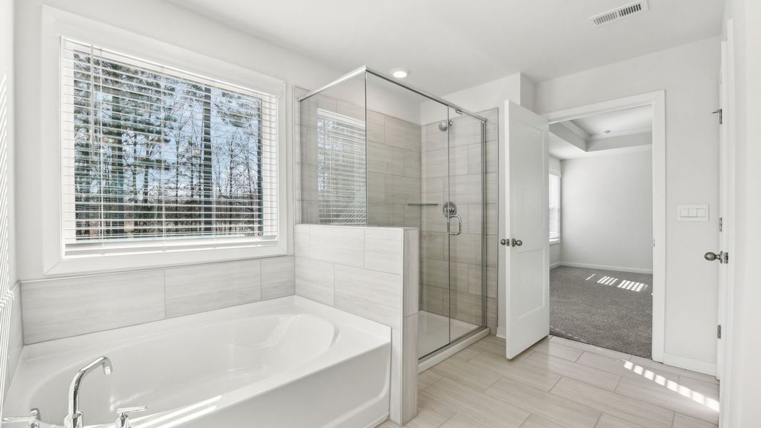 Furnished interior view inside a new home in Westport, York (Image 8).