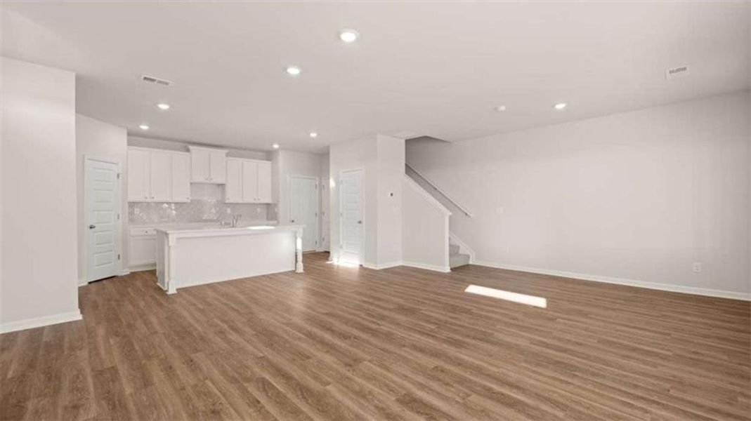 Spacious, unfurnished interior of a new home in Brookland Commons, Monroe (Image 19).