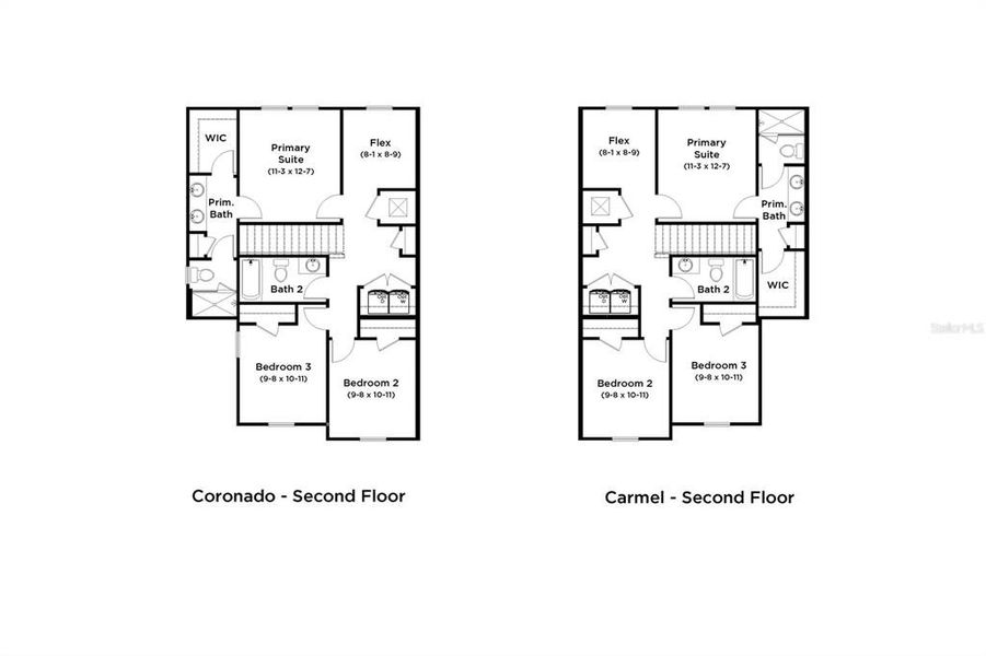 2D floor plan layout of this home in Cyrene at Harmony, St. Cloud, FL (Image 3). 2D floor plan layout of this home in Cyrene at Harmony, St. Cloud, FL (Image 3).