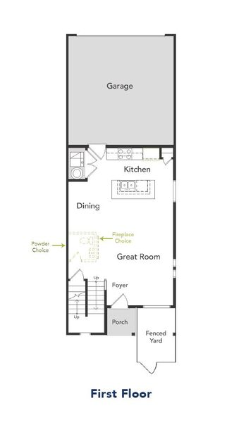 2D floor plan layout of this home in Banning Lewis Ranch - New Homes Colorado Springs, Colorado Springs, CO (Image 2). 2D floor plan layout of this home in Banning Lewis Ranch - New Homes Colorado Springs, Colorado Springs, CO (Image 2).