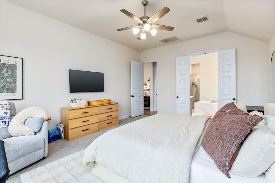 Furnished interior view inside a new home in Marvida, Cypress (Image 6).