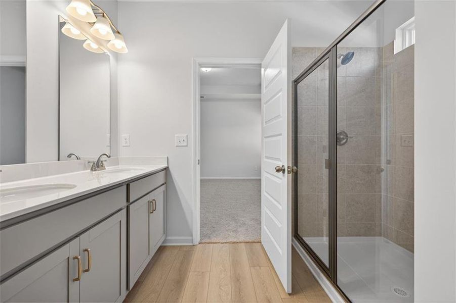 Furnished interior view inside a new home in Franklin Manor, Lawrenceville (Image 12).
