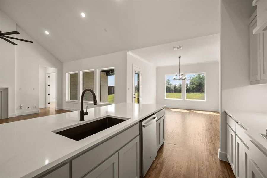 Furnished interior view inside a new home in Highland Oaks, Boyd (Image 10).