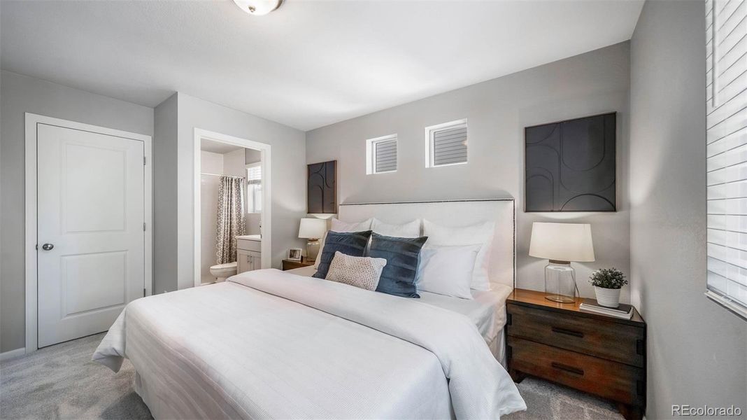 Furnished interior view inside a new home in Muegge Farms, Bennett (Image 13).