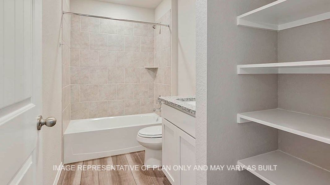 Furnished interior view inside a new home in Pleasant Hill, Bryan (Image 8). Furnished interior view inside a new home in Pleasant Hill, Bryan (Image 8).