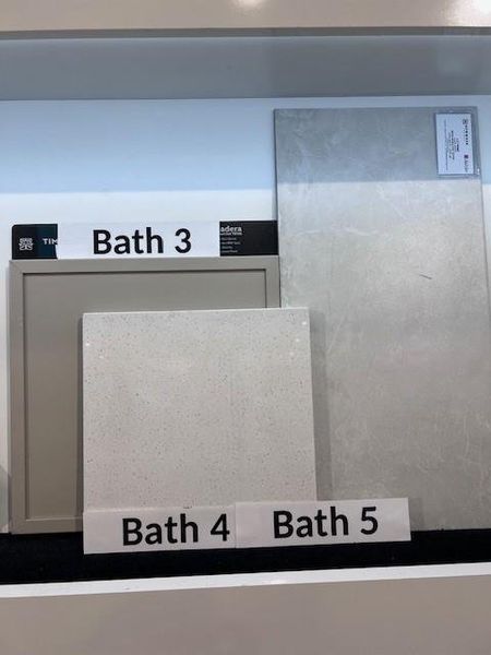 Secondary bath selections.