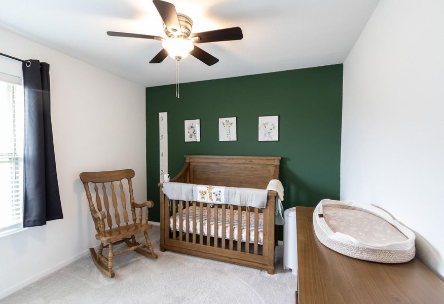 Furnished interior view inside a new home in Samara, League City (Image 11).