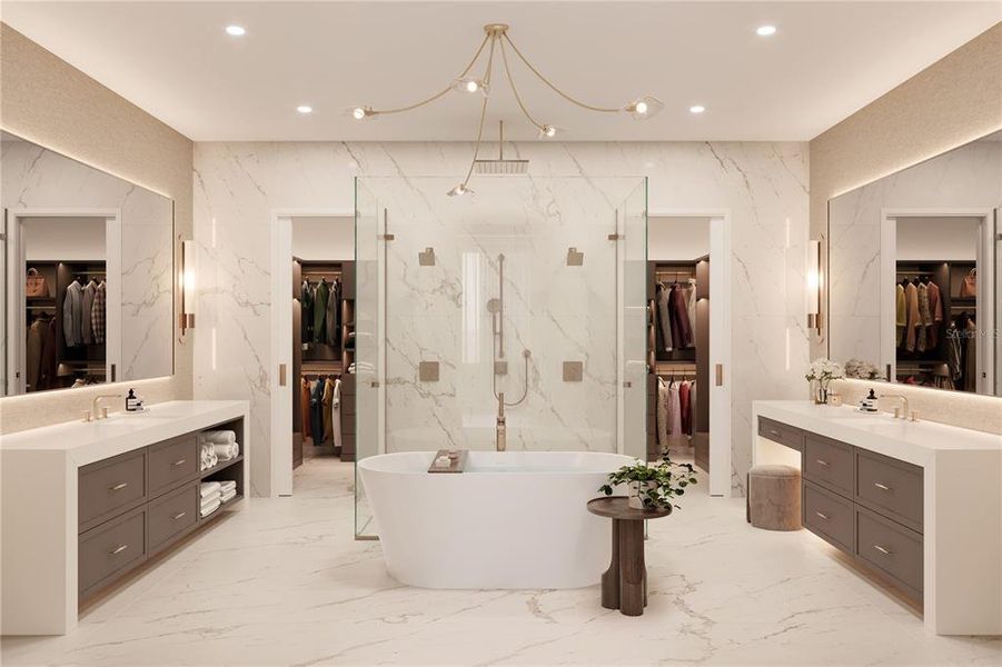 Furnished interior view inside a new home in , Sarasota (Image 6).