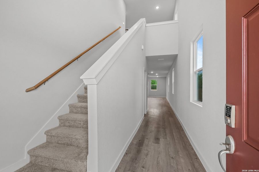 Spacious, unfurnished interior of a new home in Applewhite Meadows, San Antonio (Image 27). Spacious, unfurnished interior of a new home in Applewhite Meadows, San Antonio (Image 27).