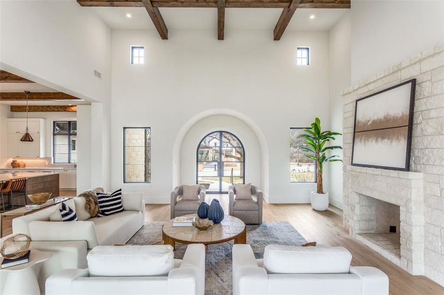 Furnished interior view inside a new home in Samantha Springs, Keller (Image 34).