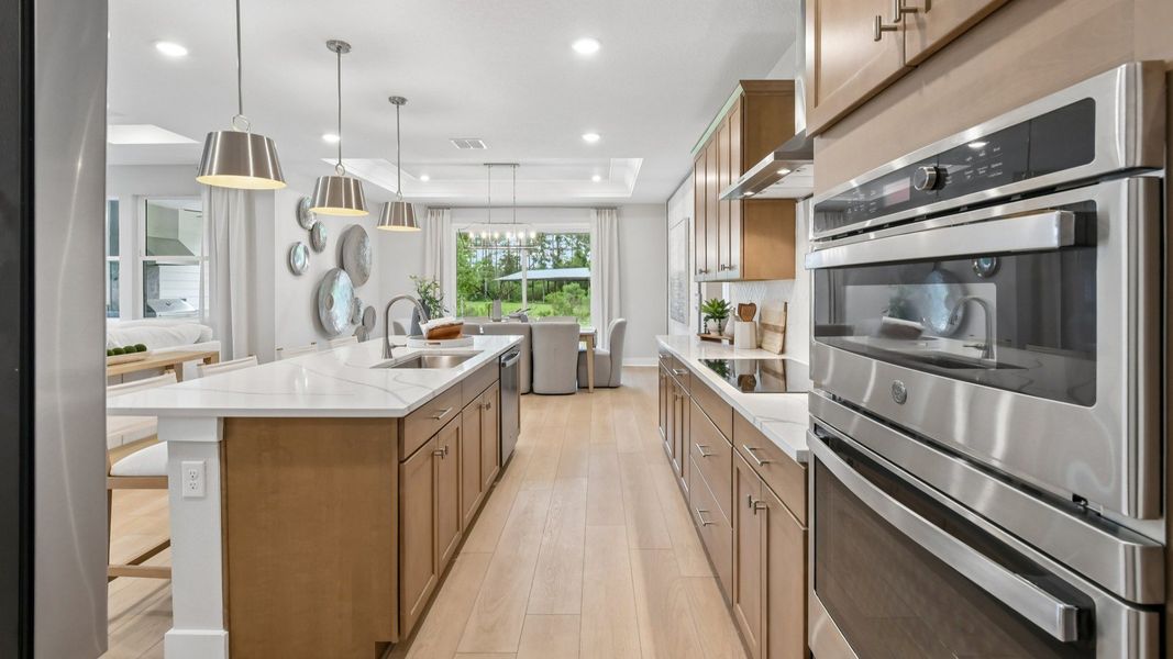 Kitchen in the Marigold Floor Plan at Haven at Diamond Springs