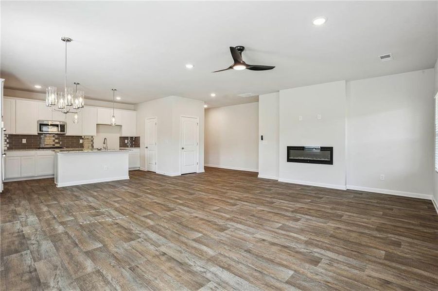Spacious, unfurnished interior of a new home in Preserve at AG Village, Perry (Image 7). Spacious, unfurnished interior of a new home in Preserve at AG Village, Perry (Image 7).