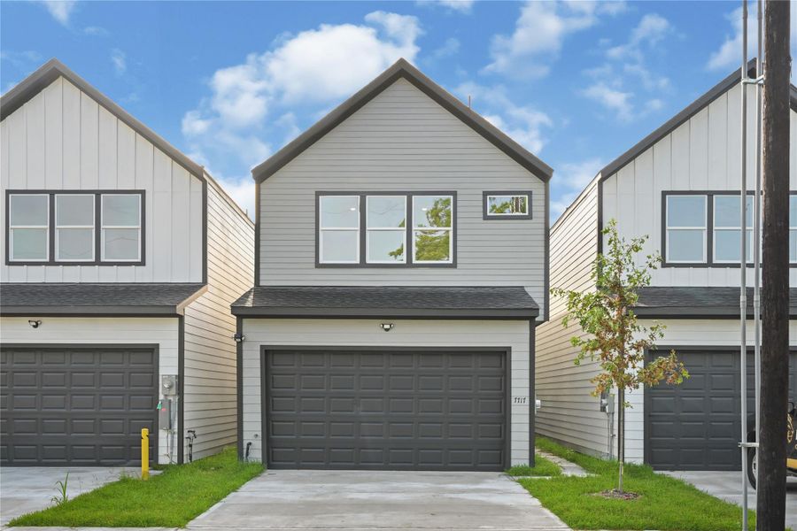 Front exterior of a new home in , Houston, TX, highlighting curb appeal (Image 2). Front exterior of a new home in , Houston, TX, highlighting curb appeal (Image 2).