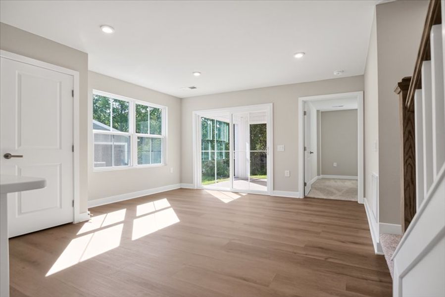 Spacious, unfurnished interior of a new home in Arden Woods, Greenville (Image 7). Spacious, unfurnished interior of a new home in Arden Woods, Greenville (Image 7).