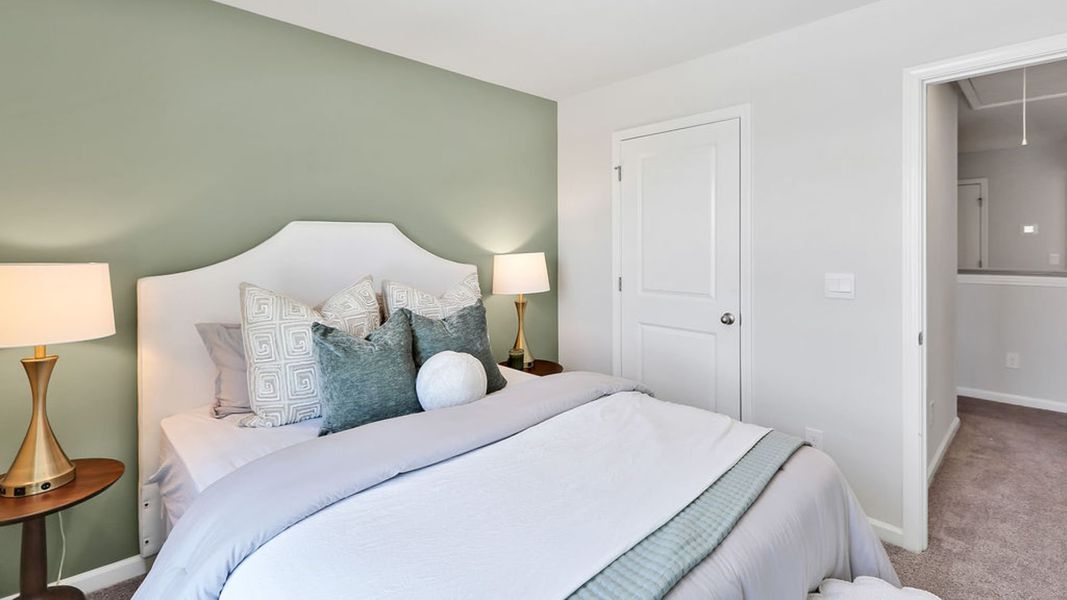 Representative furnished interior of a home built from the MITCHELL TOWNHOME by D.R. Horton in Grayson Park Townhomes, Leland (Image 25). Representative furnished interior of a home built from the MITCHELL TOWNHOME by D.R. Horton in Grayson Park Townhomes, Leland (Image 25).