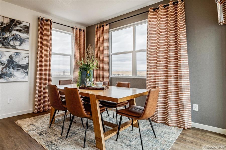 Furnished interior view inside a new home in Ridge at Johnstown, Johnstown (Image 14).