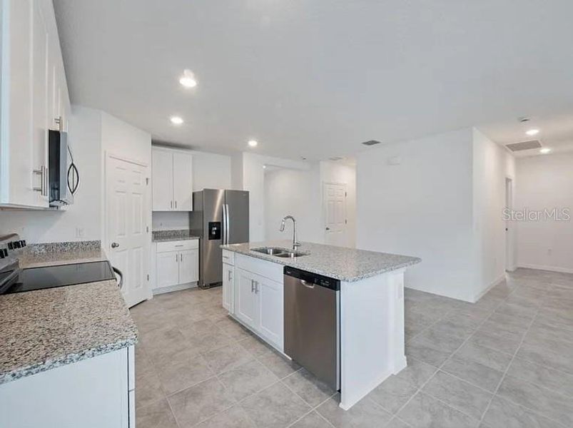 Furnished interior view inside a new home in Deer Run at Crosswinds, Davenport (Image 5). Furnished interior view inside a new home in Deer Run at Crosswinds, Davenport (Image 5).