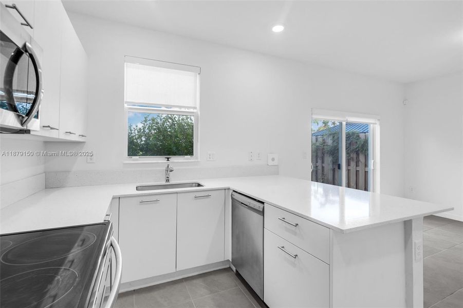 Furnished interior view inside a new home in , Miami (Image 8).