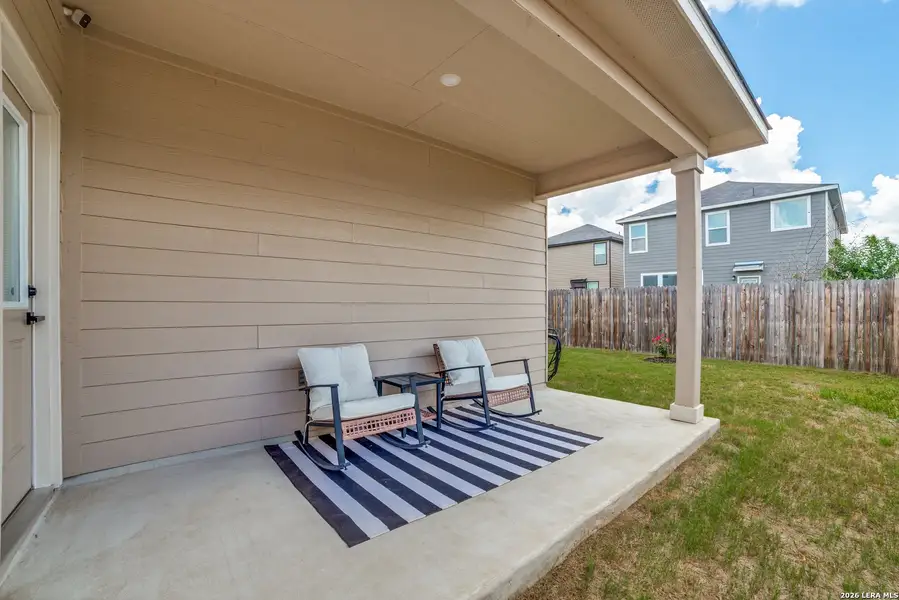 Exterior details and patio area of a home in , San Antonio (Image 2). Exterior details and patio area of a home in , San Antonio (Image 2).