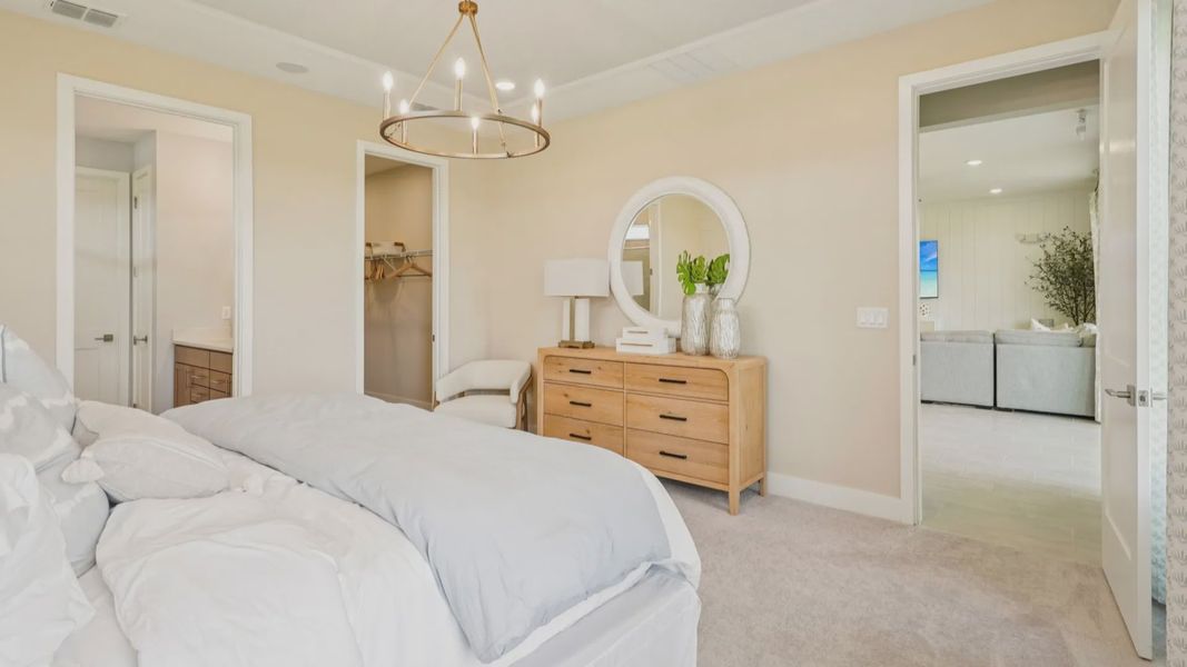 Furnished interior view inside a new home in Ardisia Park, New Smyrna Beach (Image 36).