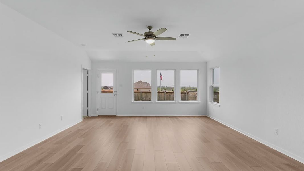 Spacious, unfurnished interior of a new home in Briarwood, Elgin (Image 13). Spacious, unfurnished interior of a new home in Briarwood, Elgin (Image 13).