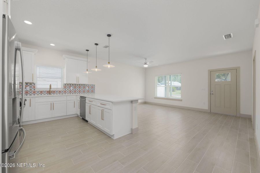 Furnished interior view inside a new home in , St. Augustine (Image 11).