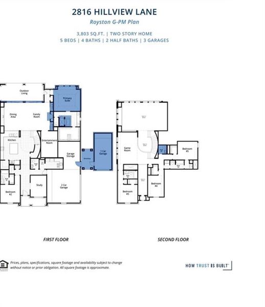 2816 Hillview plan options 2816 Hillview plan options