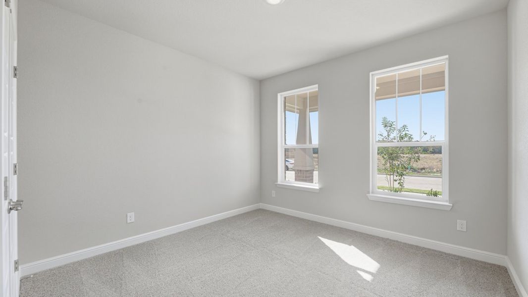 Representative unfurnished interior of a home built from the BASSWOOD by D.R. Horton in Treeline, Justin (Image 21).