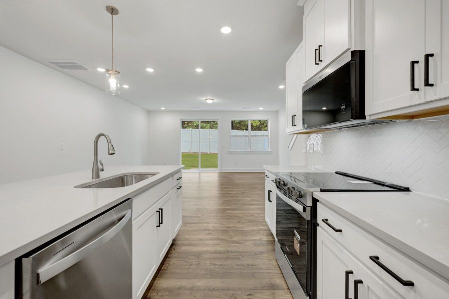 Furnished interior view inside a new home in Ashmore Townes, Garner (Image 5).
