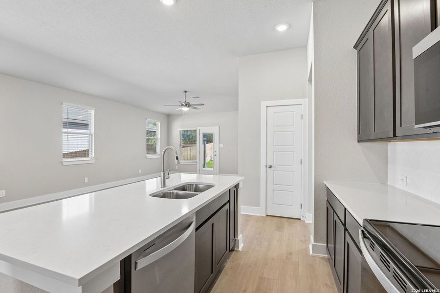 Furnished interior view inside a new home in Royal Crest, San Antonio (Image 8).