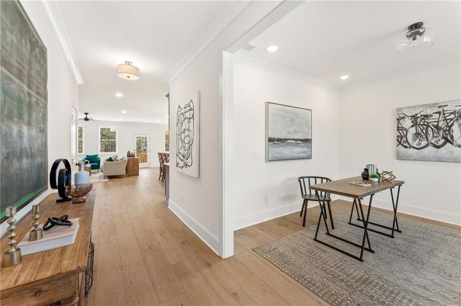 Furnished interior view inside a new home in Prescott Manor, Canton (Image 32).