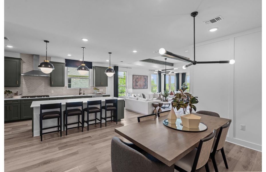 Furnished interior view inside a new home in Del Webb New Braunfels at Veramendi, New Braunfels (Image 11).