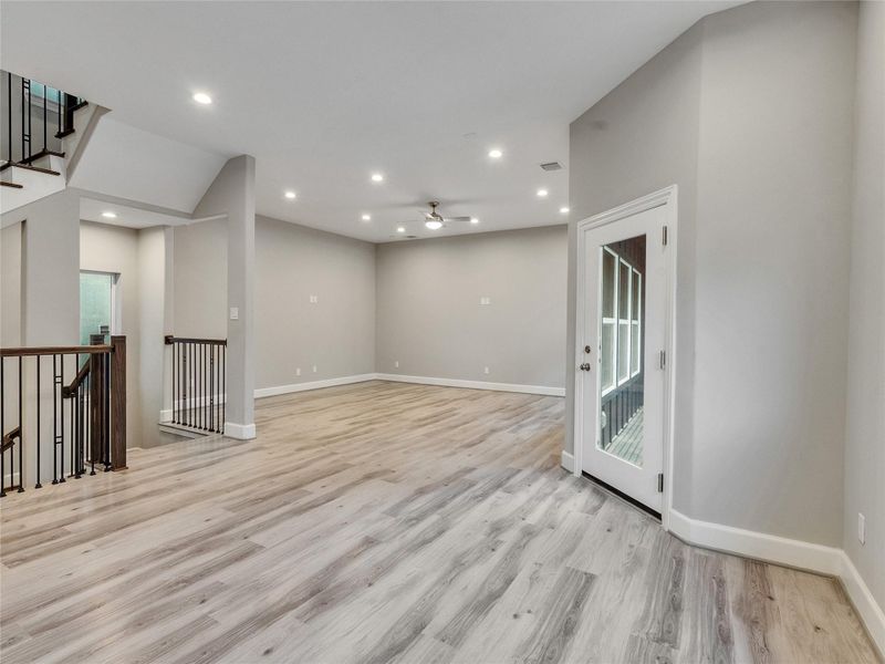 View of Balcony entrance from dining room - Second floor