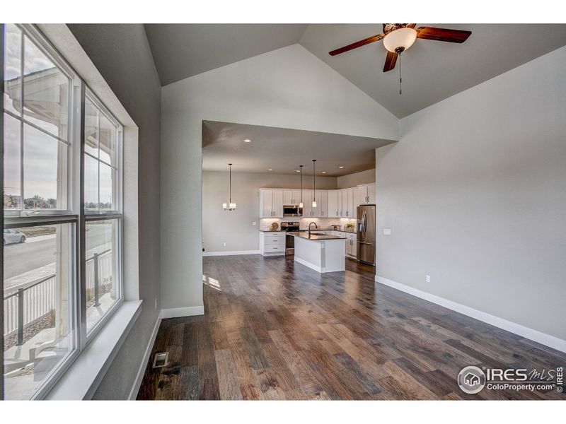 Furnished interior view inside a new home in Highlands at Fox Hill - The Towns, Longmont (Image 4).