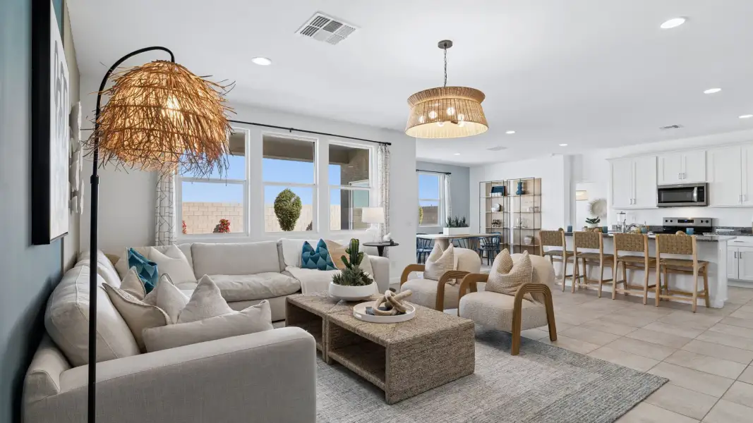 Furnished interior view inside a new home in Magma Ranch Vistas, Florence (Image 12).