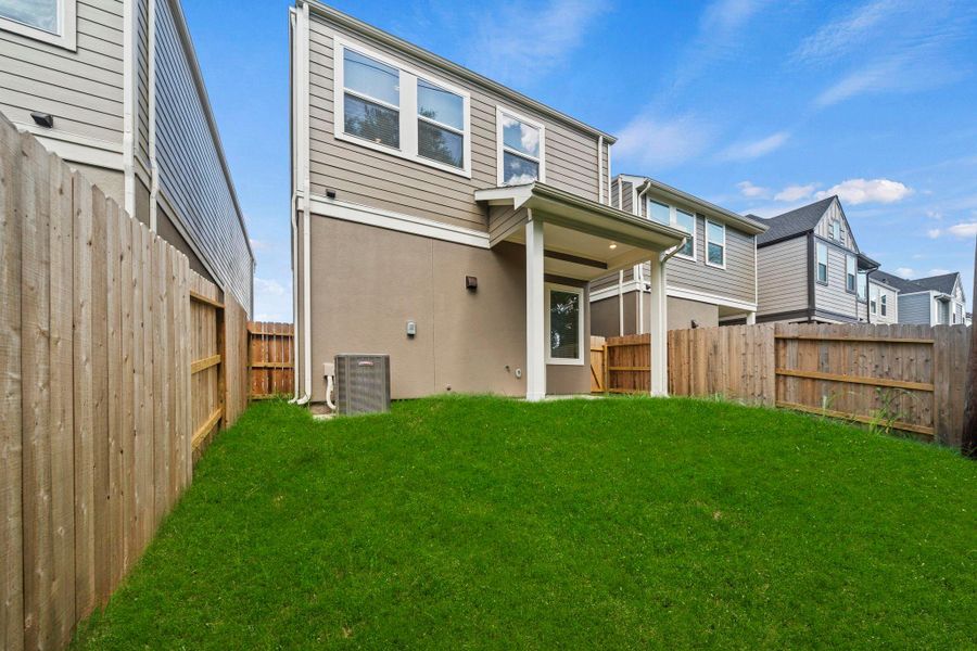 Exterior details and patio area of a home in Park Hill, Stafford (Image 3). Exterior details and patio area of a home in Park Hill, Stafford (Image 3).