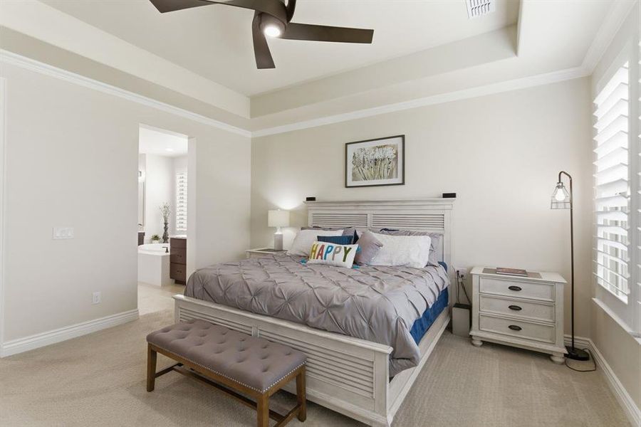 Furnished interior view inside a new home in , Denton (Image 14).