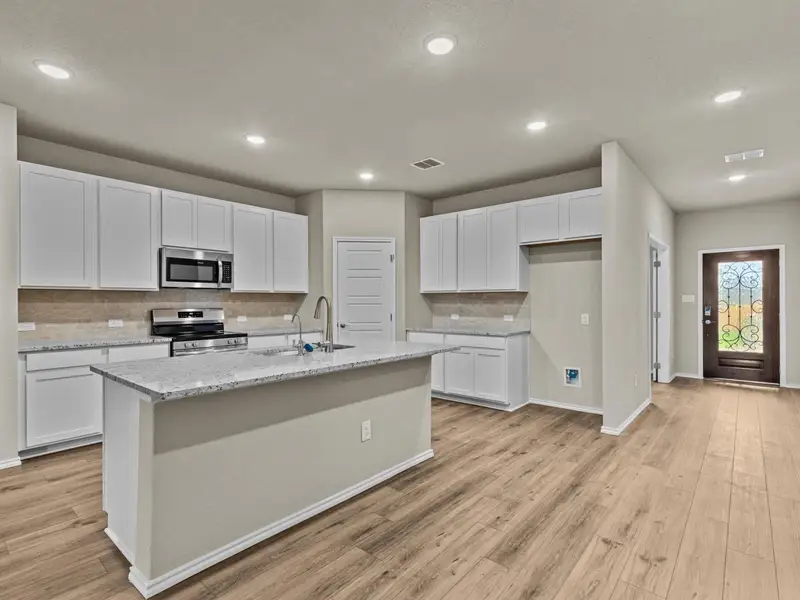 Furnished interior view inside a new home in Royal Crest, San Antonio (Image 11).