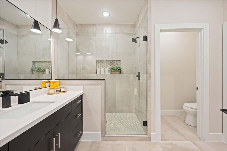 Furnished interior view inside a new home in , Houston (Image 14).