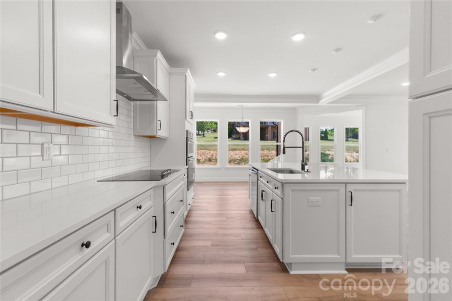 Furnished interior view inside a new home in , Hickory (Image 6).