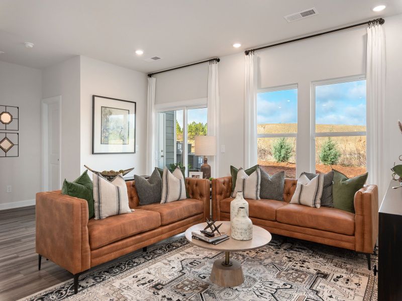 Furnished interior view inside a new home in Galloway Ridge, Charlotte (Image 3).