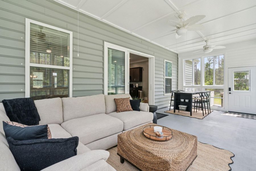 Furnished interior view inside a new home in , Huger (Image 28).