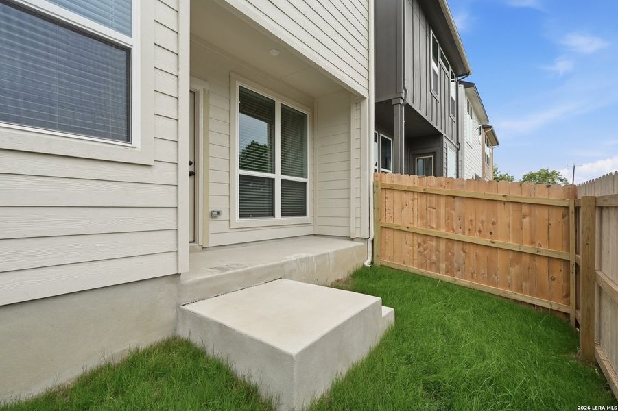 Exterior details and patio area of a home in Rose Hill, San Antonio (Image 25). Exterior details and patio area of a home in Rose Hill, San Antonio (Image 25).