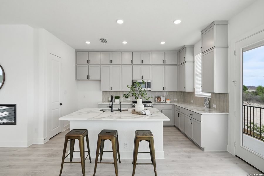 Furnished interior view inside a new home in Prominence Urban, San Antonio (Image 12).