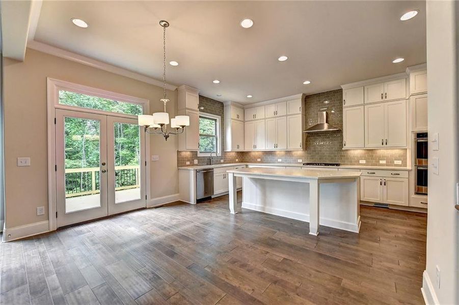 Furnished interior view inside a new home in Bellmoore Park, Duluth (Image 34).