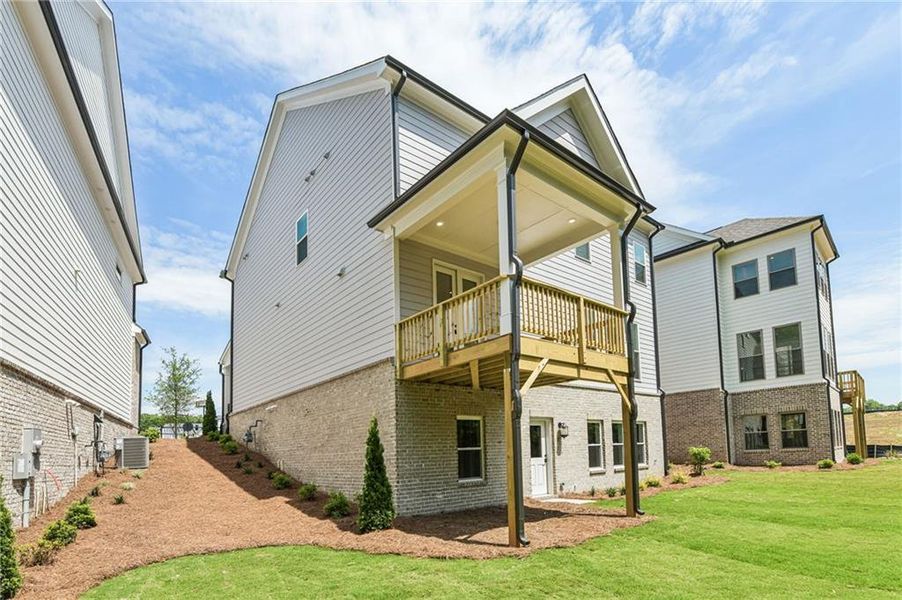 Exterior details and patio area of a home in Waterhaven, Cumming (Image 4).