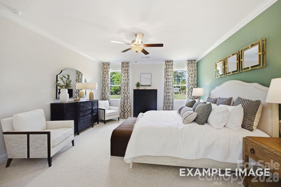 Furnished interior view inside a new home in Windgate, Mooresville (Image 9).