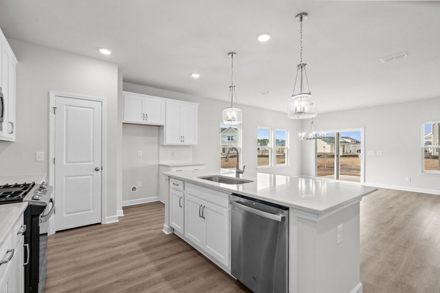 Furnished interior view inside a new home in Watson Hill, Summerville (Image 9).
