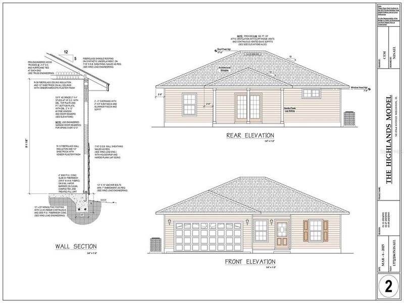 Exterior rendering of this home design in , Williston, FL (Image 4).