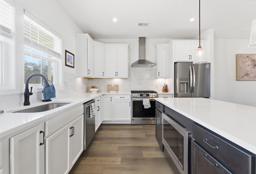 Furnished interior view inside a new home in , Summerville (Image 10).
